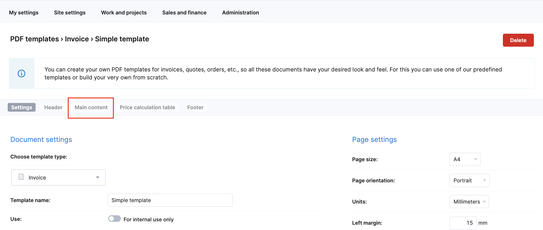 How to add QuickBooks invoice link into Scoro PDF or email template | Scoro  Help Center